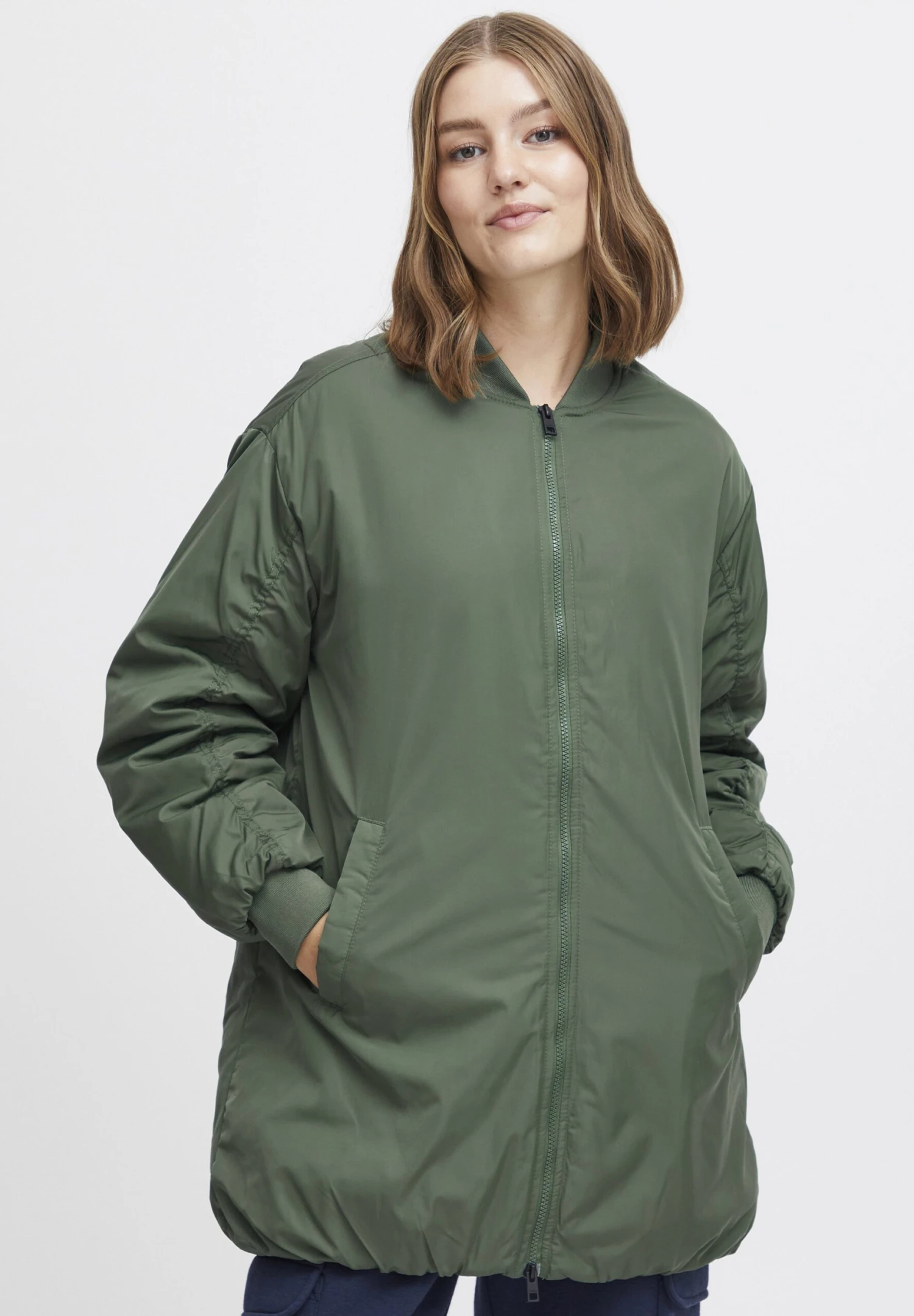 OXMO OXCAMILLE - Bomber Jacket - Cilantro 1 OXMO OXCAMILLE - Bomber Jacket - Cilantro