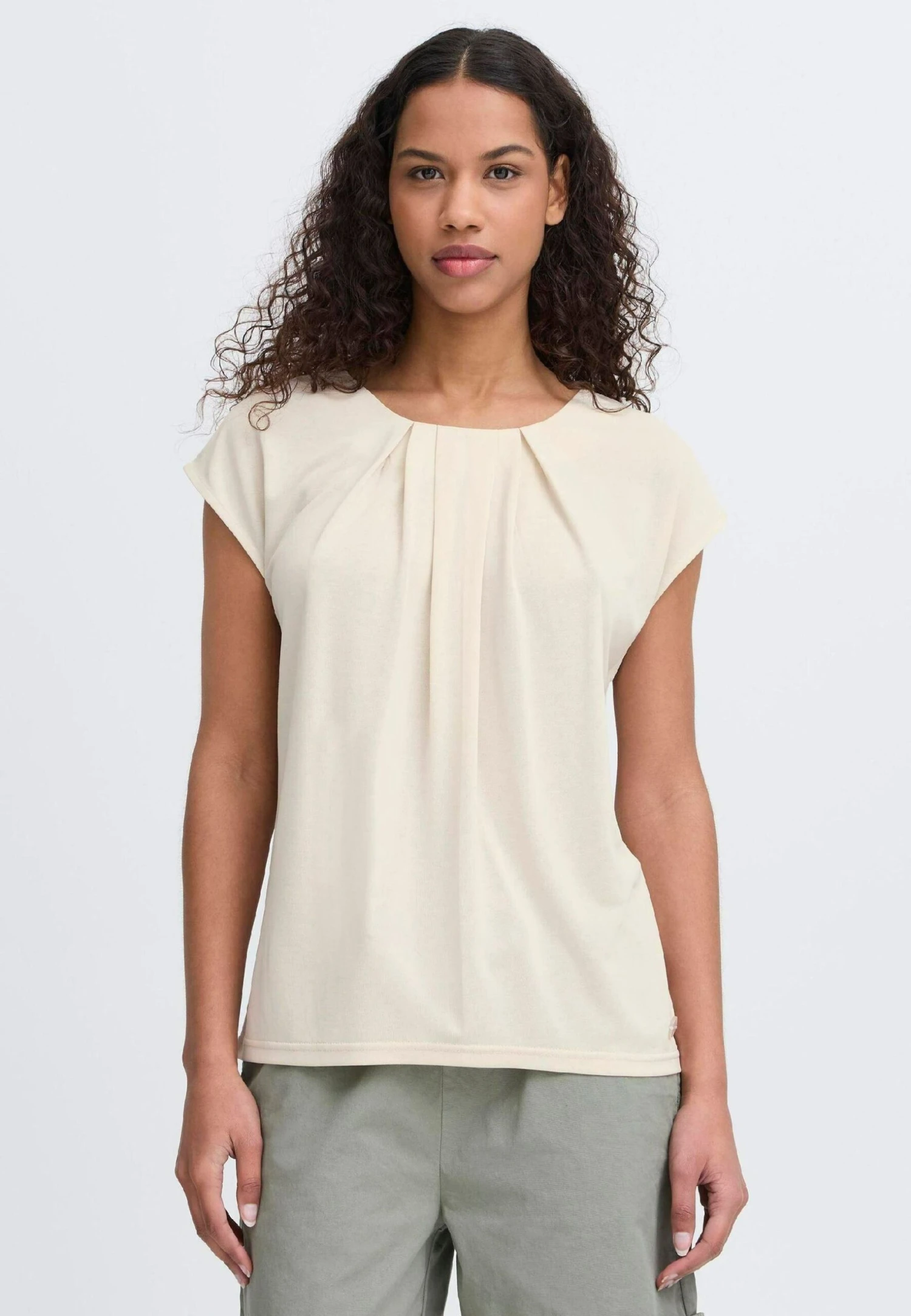 OXMO OXBJALLA - Blouse - Birch 1 OXMO OXBJALLA - Blouse - Birch