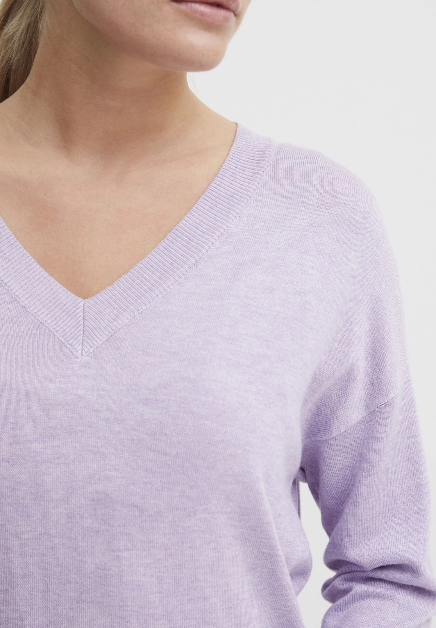 OXMO OXHelle - Jumper - Purple Rose Melange 4 OXMO OXHelle - Jumper - Purple Rose Melange - Image 4