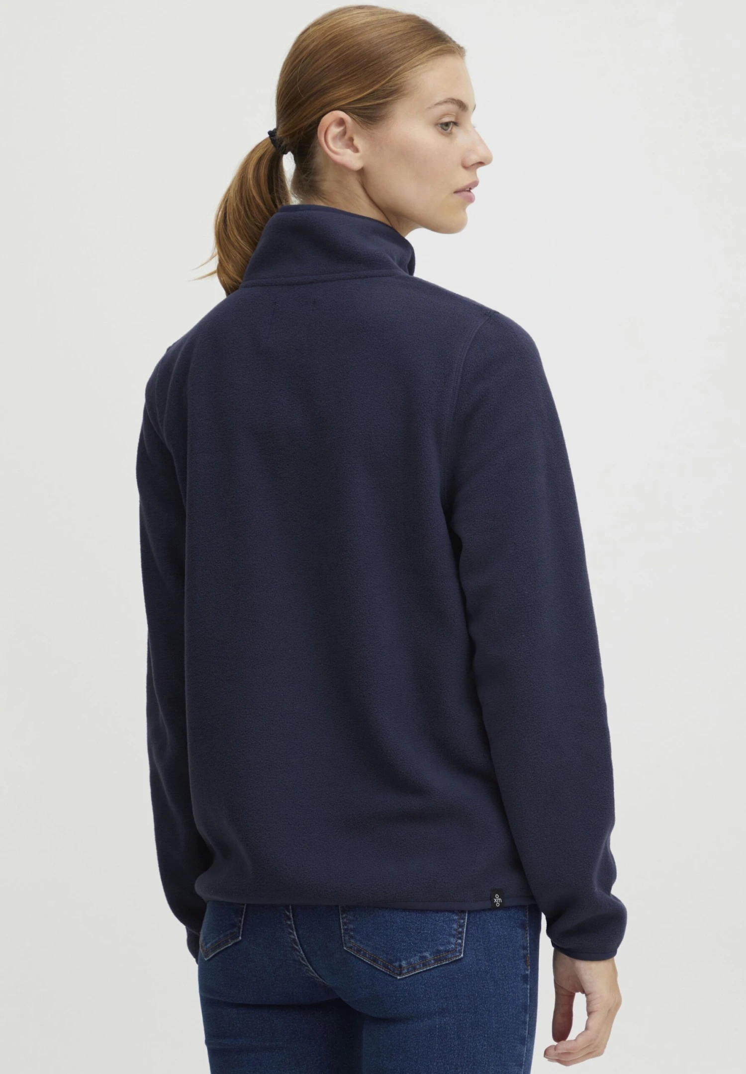 OXMO OXNyfine - Fleece Jumper - Total Eclipse 3 OXMO OXNyfine - Fleece Jumper - Total Eclipse - Image 3