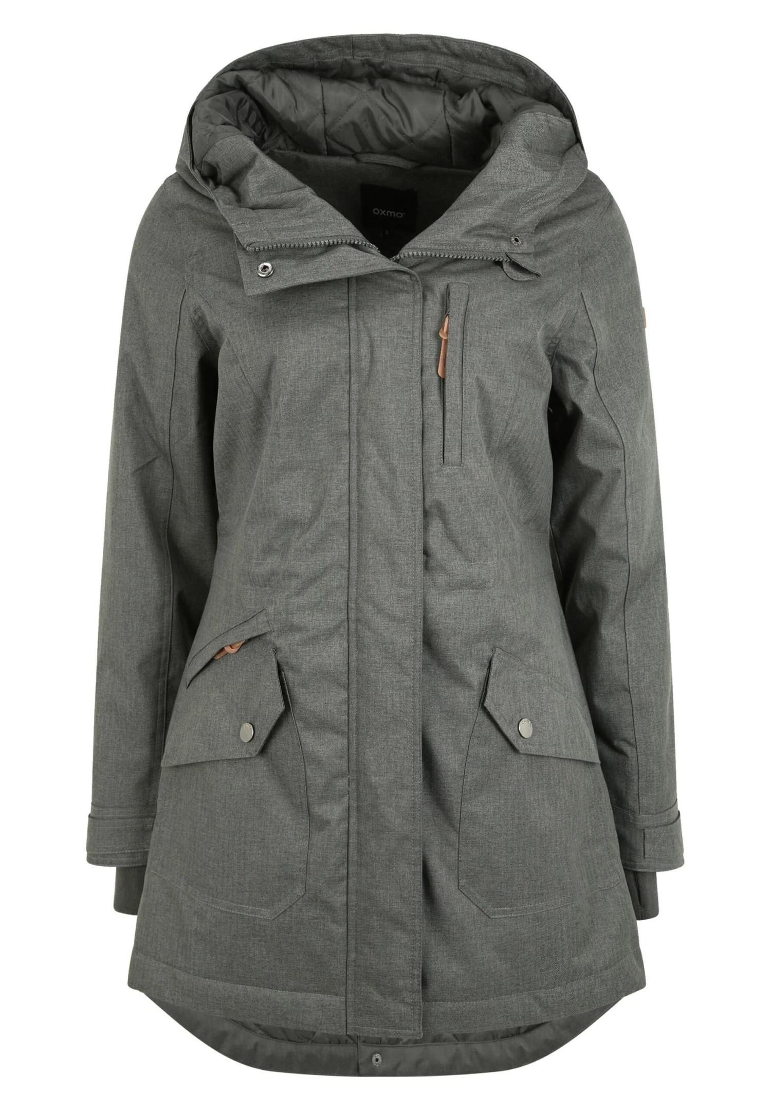 OXMO OXBELLA - Parka - Dark Grey 6 OXMO OXBELLA - Parka - Dark Grey - Image 6