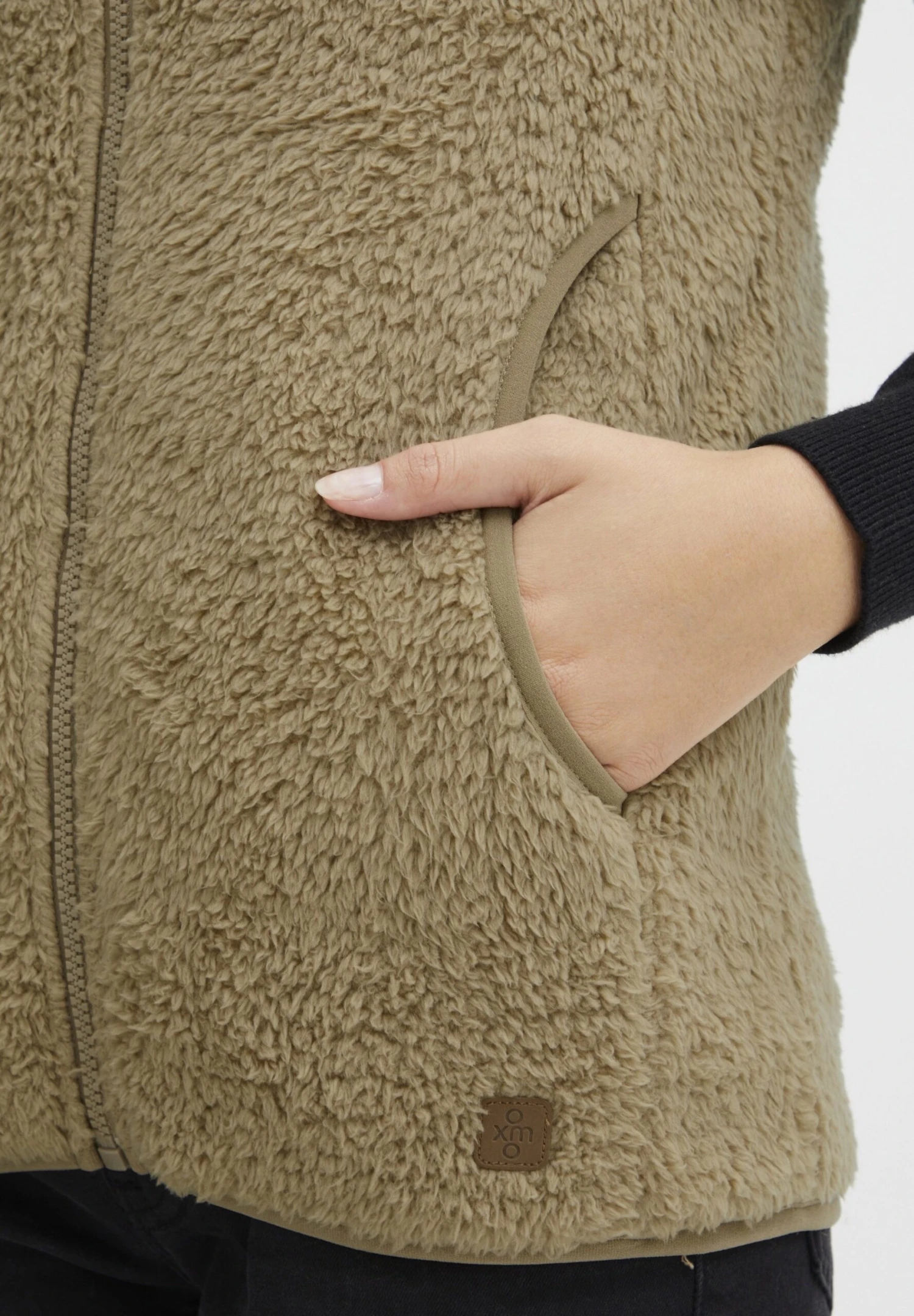 OXMO OXTHERI - Waistcoat - Sand 5 OXMO OXTHERI - Waistcoat - Sand - Image 5