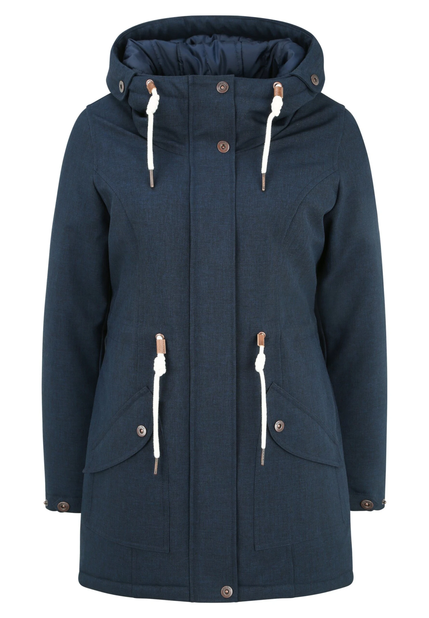 OXMO OXMelly - Winter Coat - Insignia Blue 6 OXMO OXMelly - Winter Coat - Insignia Blue - Image 6