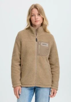 OXMO OXABBY TEDDY - Fleece Jacket - Dune
