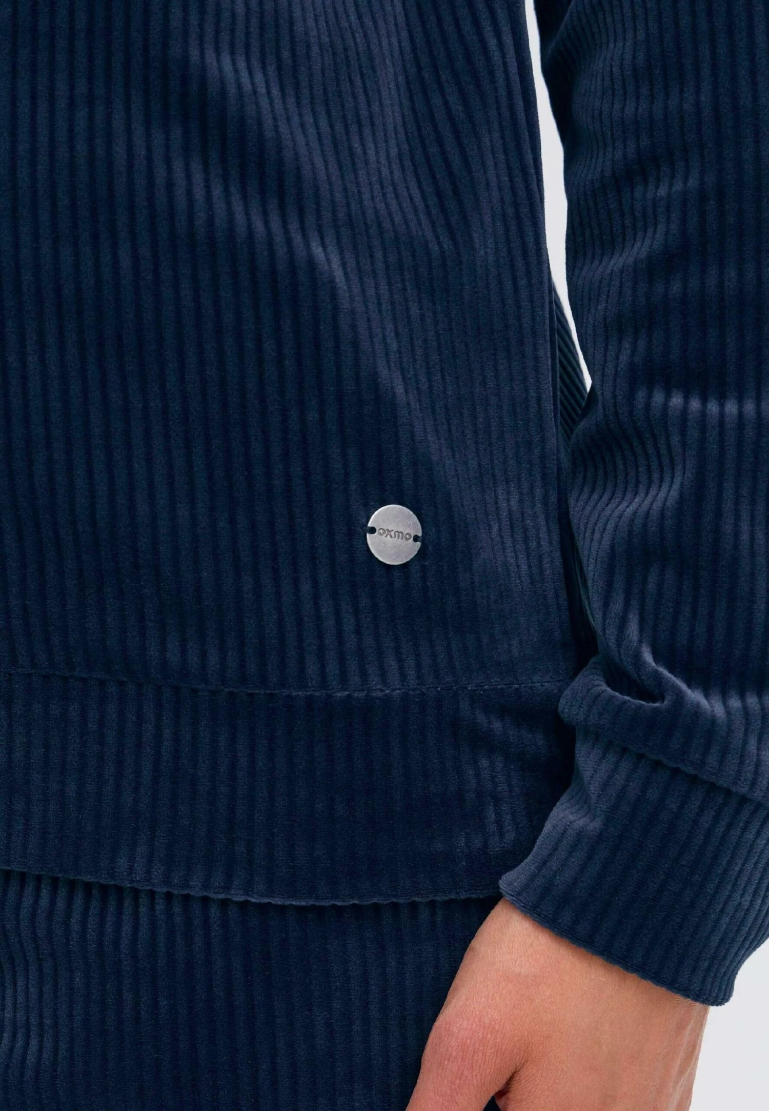 OXMO OXEBBA HALFZIP - Sweatshirt - Dress Blues 5 OXMO OXEBBA HALFZIP - Sweatshirt - Dress Blues - Image 5