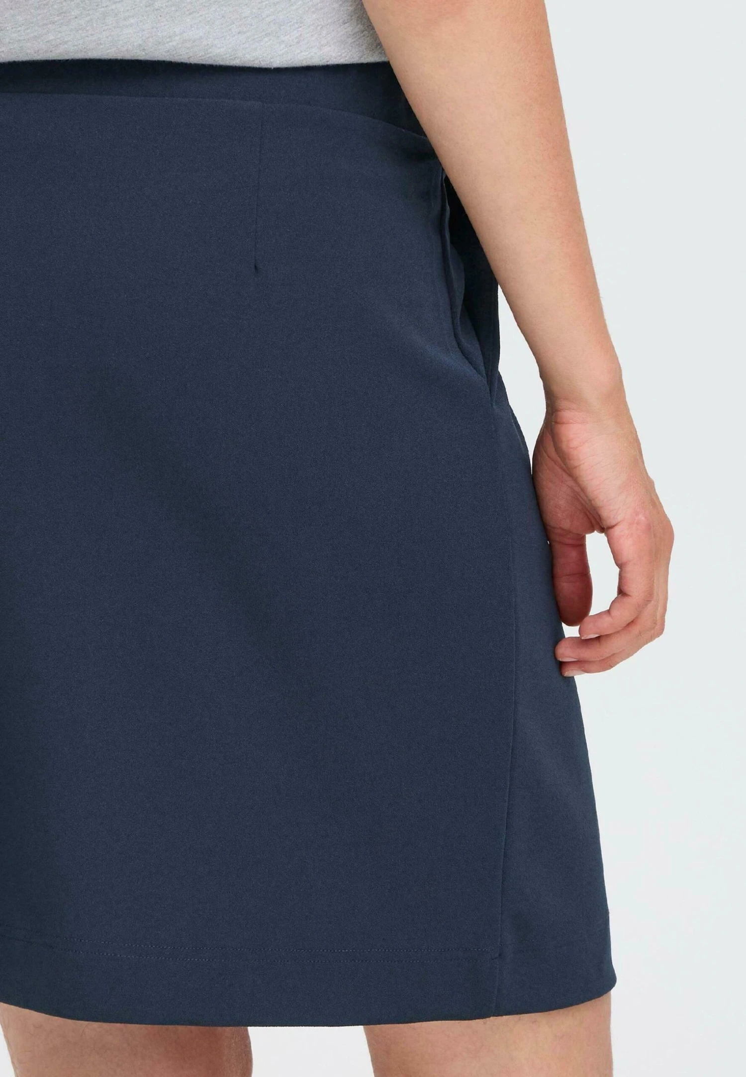 OXMO BMMTAYRA - A-line Skirt - Navy Blazer 5 OXMO BMMTAYRA - A-line Skirt - Navy Blazer - Image 5