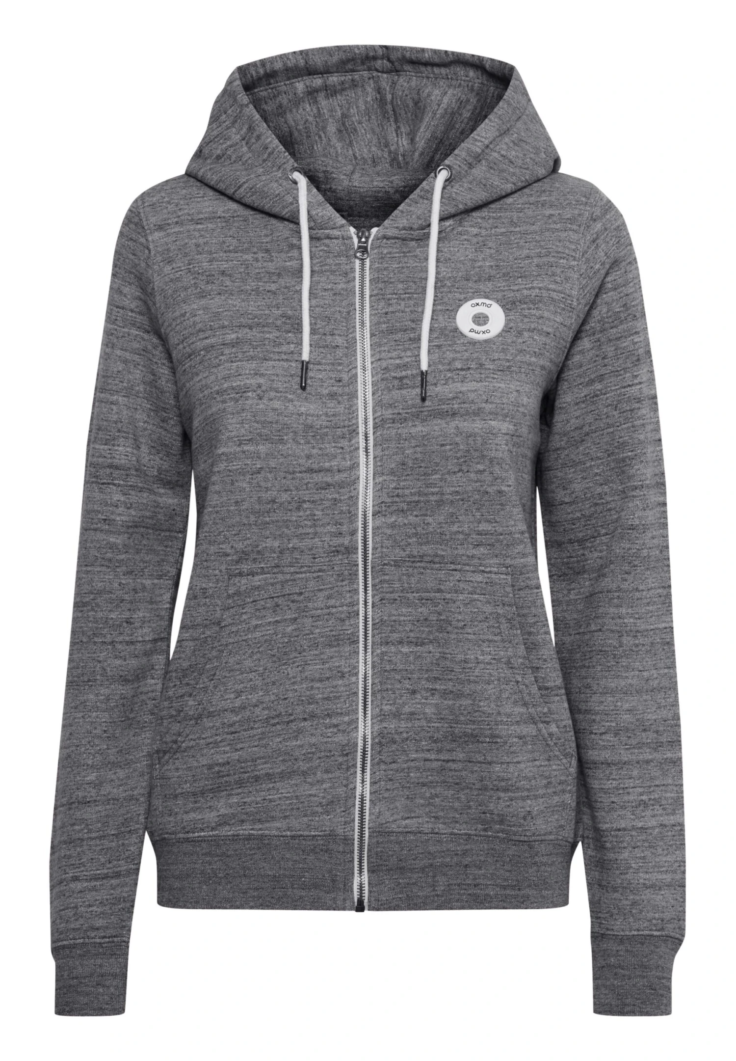 OXMO OXHELNA - Zip-up Sweatshirt - Pewter Melange 6 OXMO OXHELNA - Zip-up Sweatshirt - Pewter Melange - Image 6