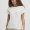 OXMO OXKatie - Basic T-shirt - Off White