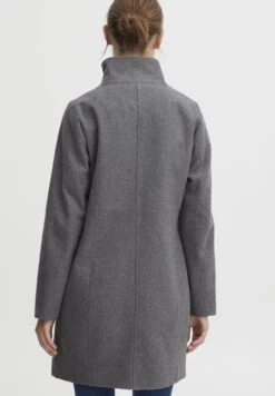 OXMO OXValerine - Classic Coat - Medium Grey Melange 10 OXMO OXValerine - Classic Coat - Medium Grey Melange -OXMO Store 348dffa13f9f4b54933b05040c8e8575