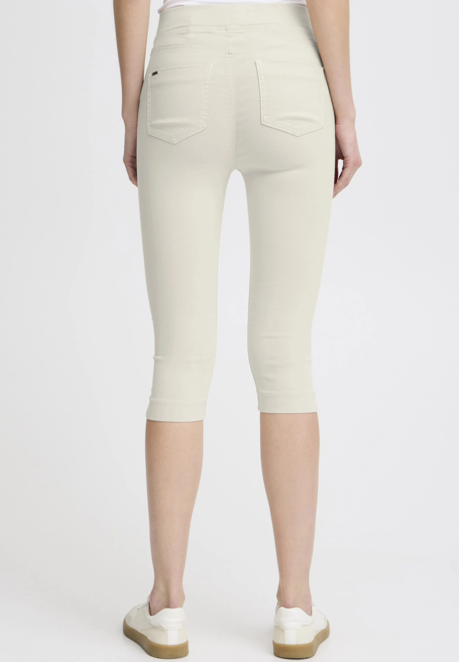 OXMO OXKEANA SLIM FIT - Shorts - Cement 3 OXMO OXKEANA SLIM FIT - Shorts - Cement - Image 3