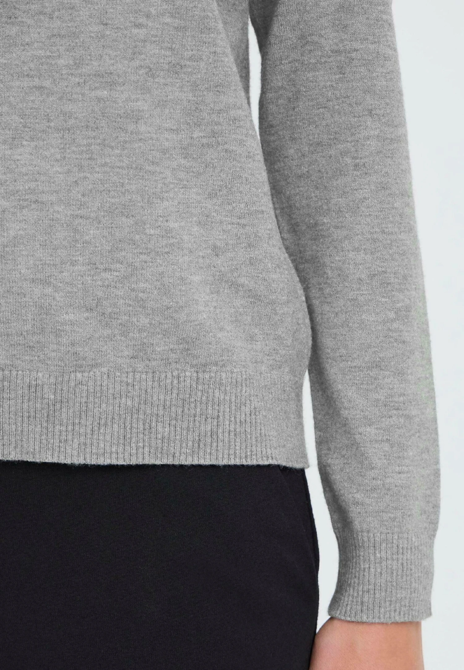 OXMO BMMNORA RAGLAN - Jumper - Mid Grey Melange 5 OXMO BMMNORA RAGLAN - Jumper - Mid Grey Melange - Image 5
