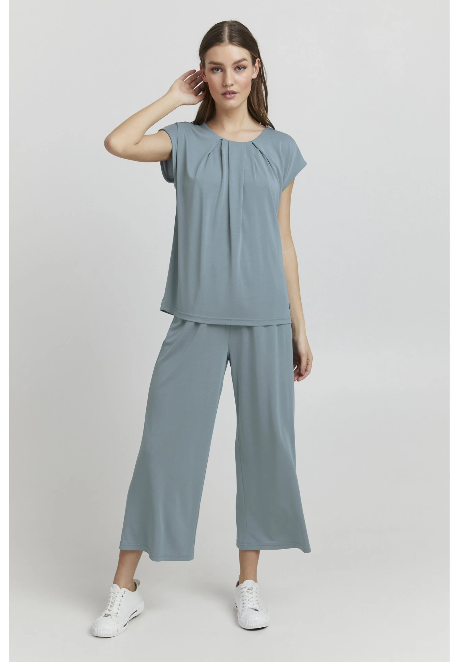 OXMO OXBJALLA - Blouse - Blue 2 OXMO OXBJALLA - Blouse - Blue - Image 2