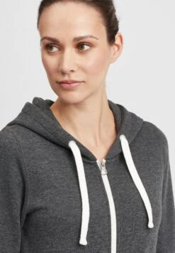 OXMO OXOlinda - Zip-up Sweatshirt - Dar Grey M 12 OXMO OXOlinda - Zip-up Sweatshirt - Dar Grey M -OXMO Store 3601fb506a8f4e0cac2d797cec1c152f