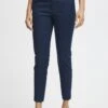 OXMO OXDAISY REGULAR FIT SLIM LEG - Trousers - Copenhagen Night