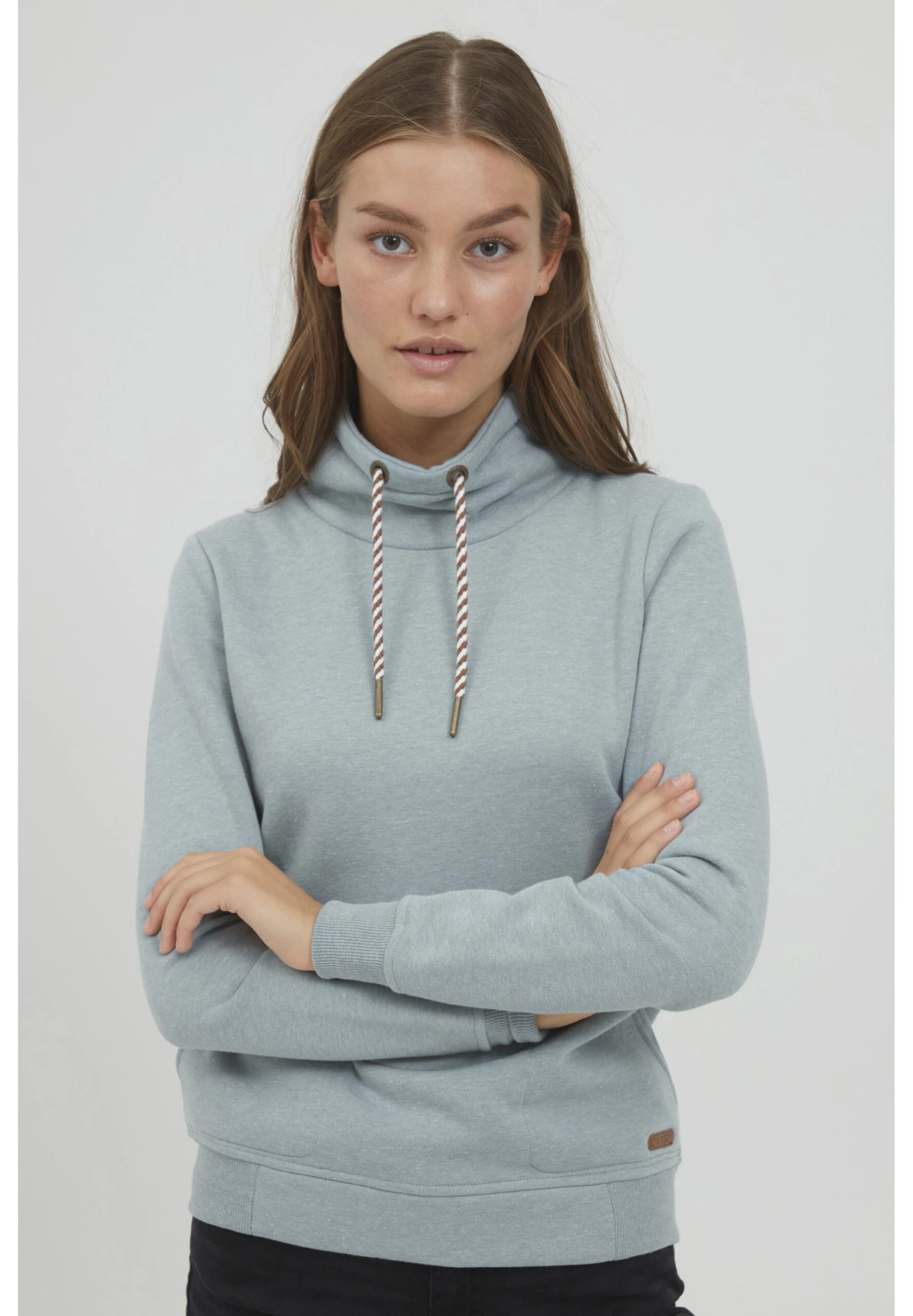 OXMO OXVimpa - Sweatshirt - Goblin Blue Melange 1 OXMO OXVimpa - Sweatshirt - Goblin Blue Melange