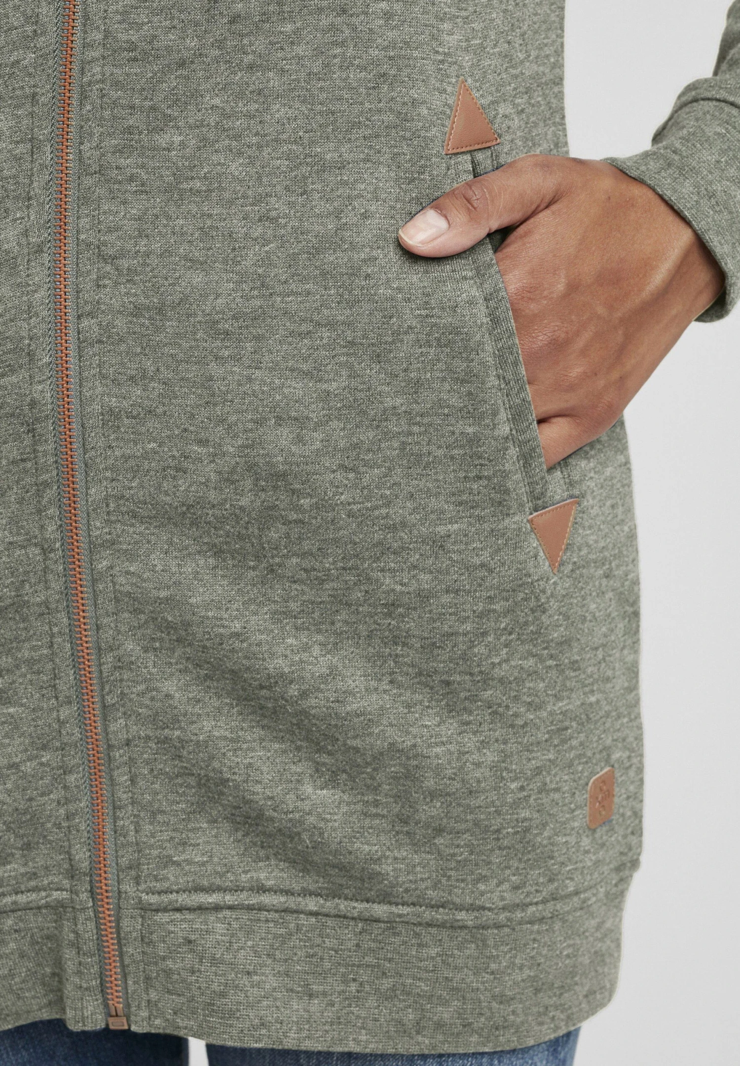 OXMO OXVicky - Zip-up Sweatshirt - Climb Mel 5 OXMO OXVicky - Zip-up Sweatshirt - Climb Mel - Image 5