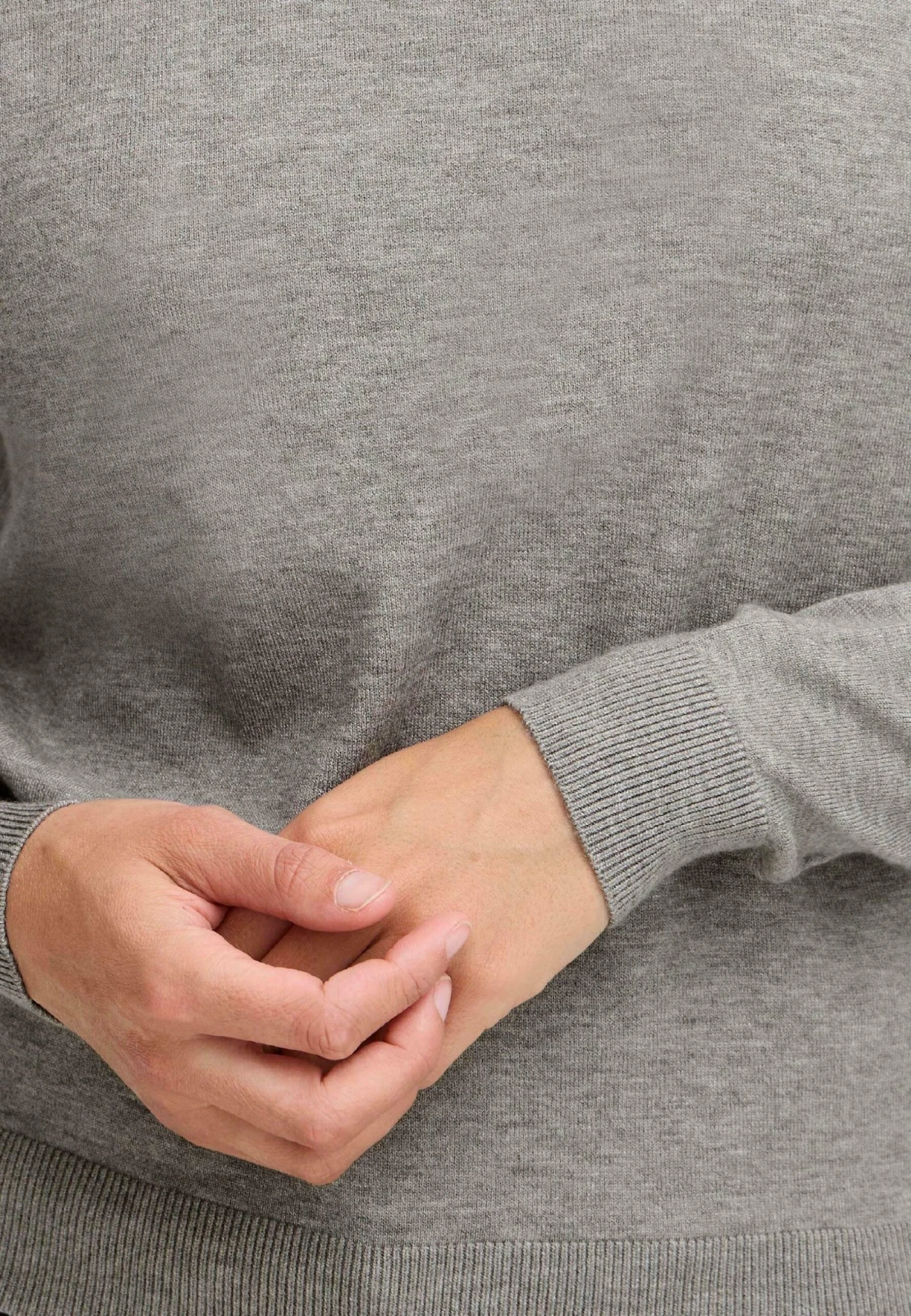 OXMO IHSCANNY - Jumper - Grey Melange 5 OXMO IHSCANNY - Jumper - Grey Melange - Image 5