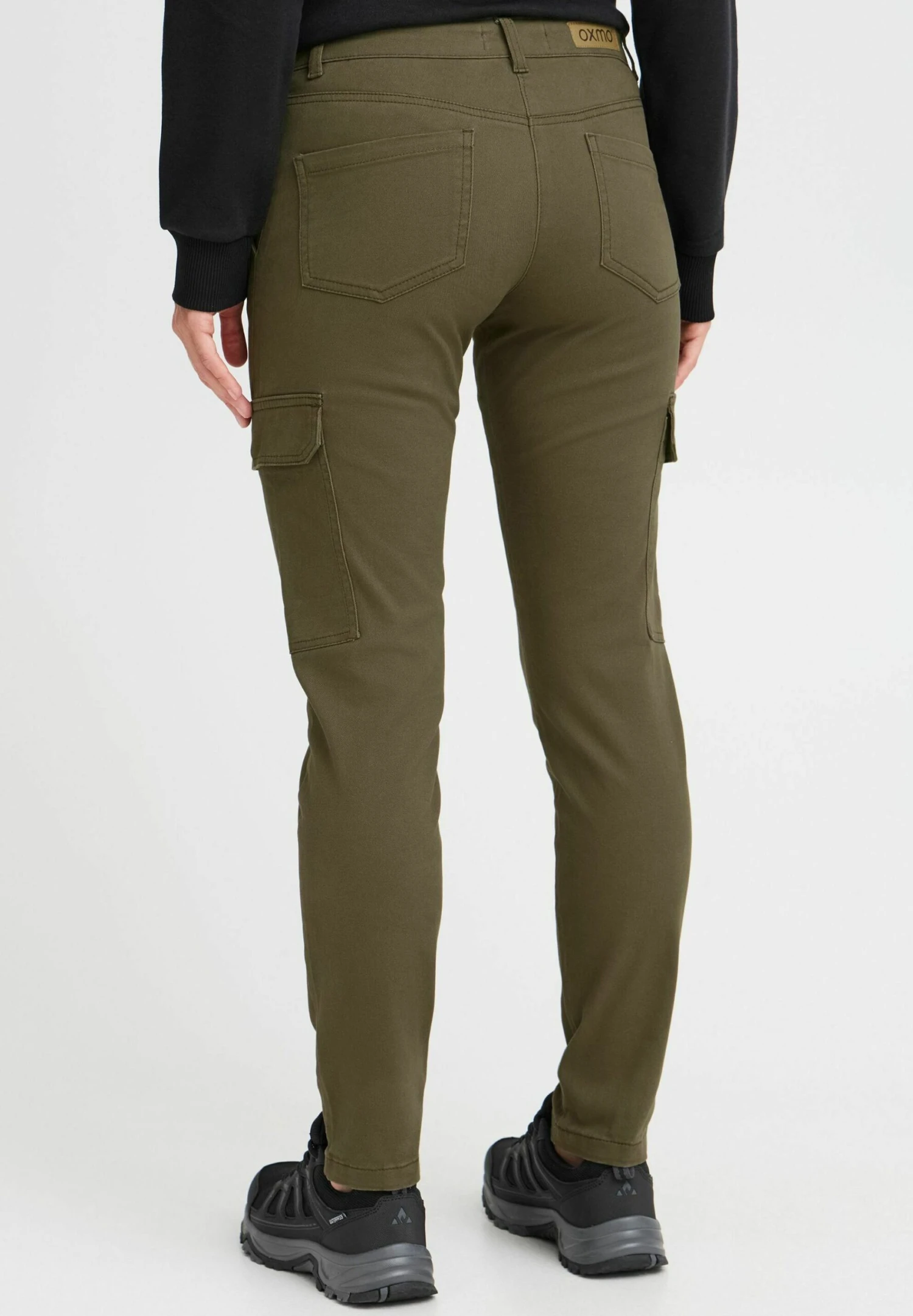 OXMO OXPALER SLIM FIT - Cargo Trousers - Grape Leaf 3 OXMO OXPALER SLIM FIT - Cargo Trousers - Grape Leaf - Image 3