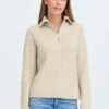 OXMO IHBALLINO - Jumper - Oatmeal Melange