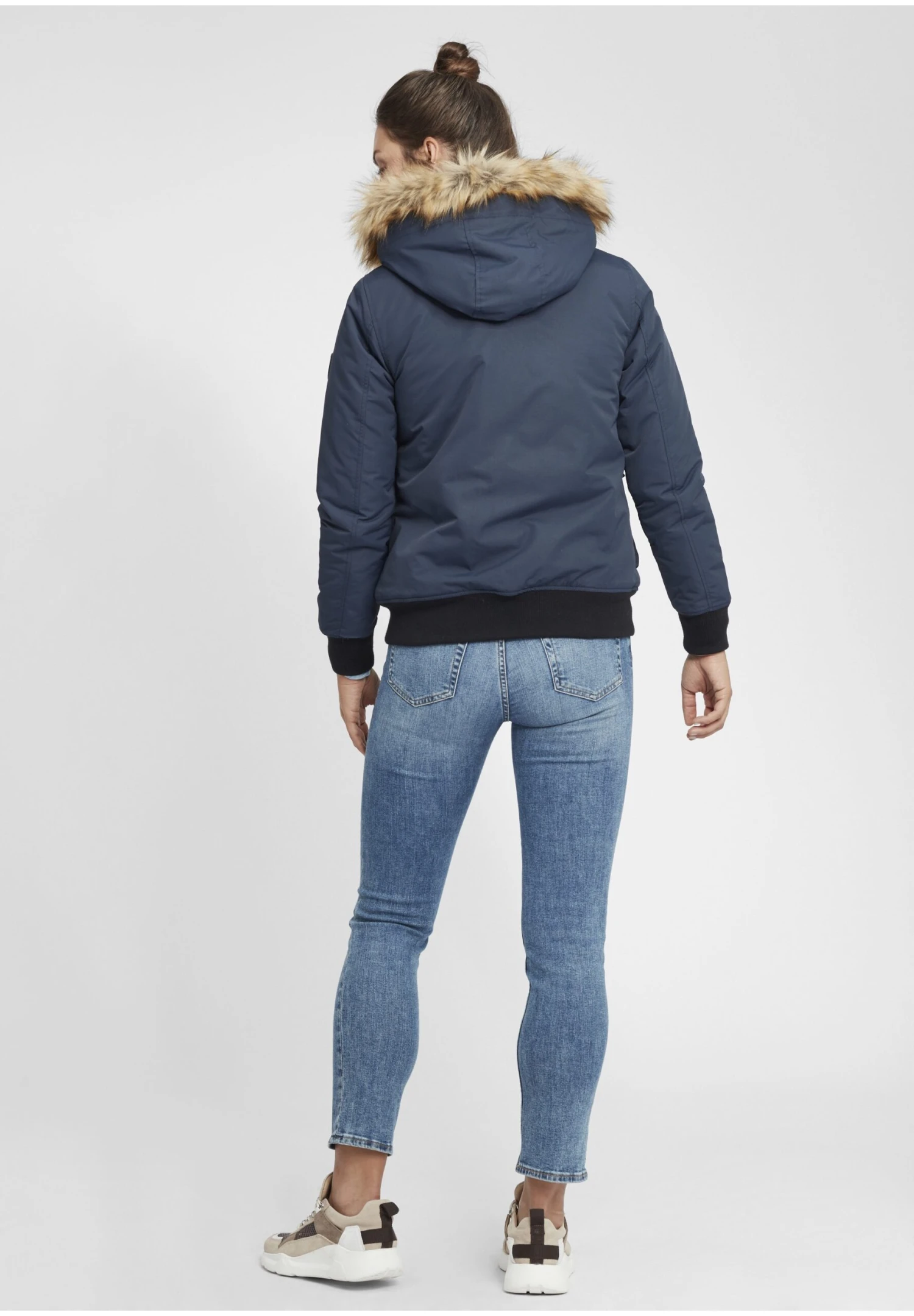 OXMO OXACILA - Winter Jacket - Insignia Blue 3 OXMO OXACILA - Winter Jacket - Insignia Blue - Image 3