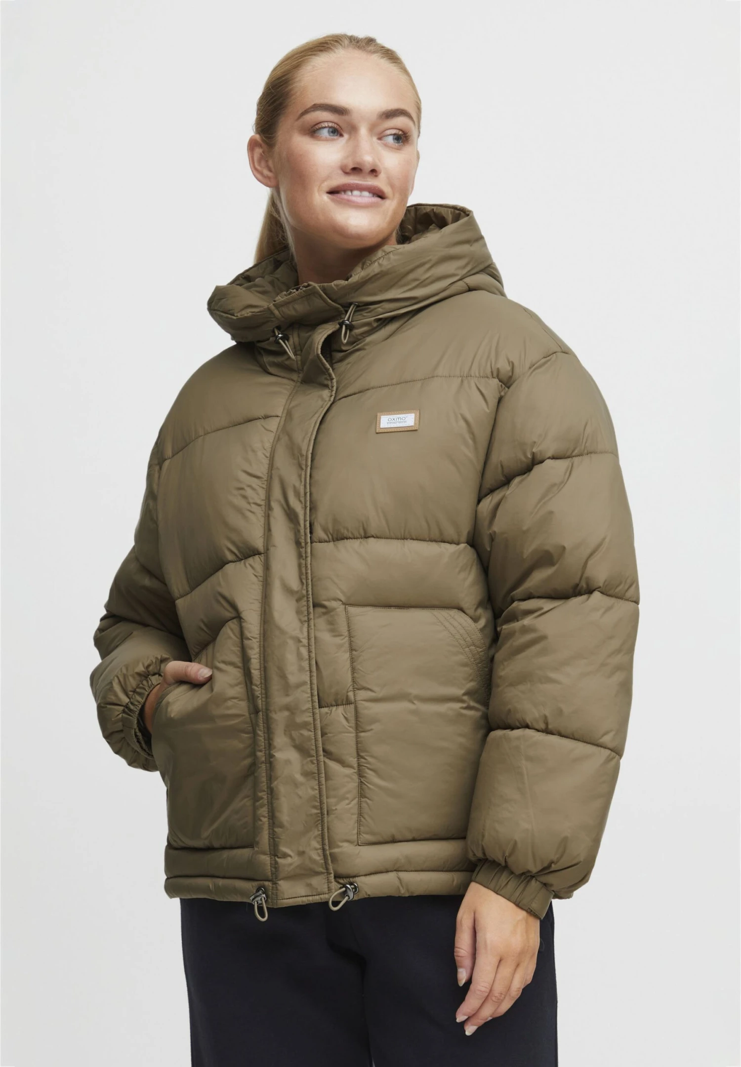 OXMO OXJoyce - Winter Jacket - Covert Green 1 OXMO OXJoyce - Winter Jacket - Covert Green