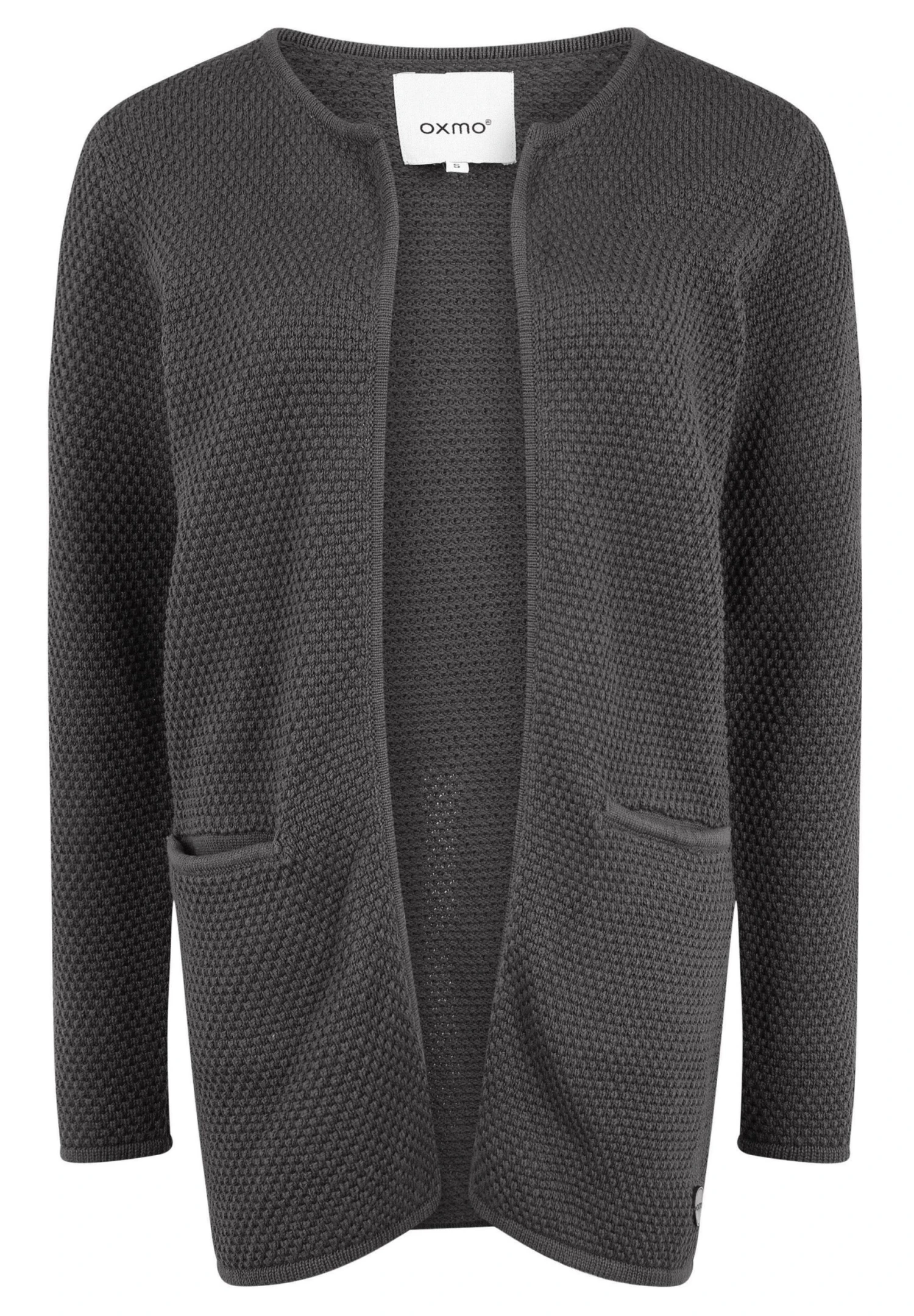 OXMO OXHilda - Cardigan - Pewter 6 OXMO OXHilda - Cardigan - Pewter - Image 6