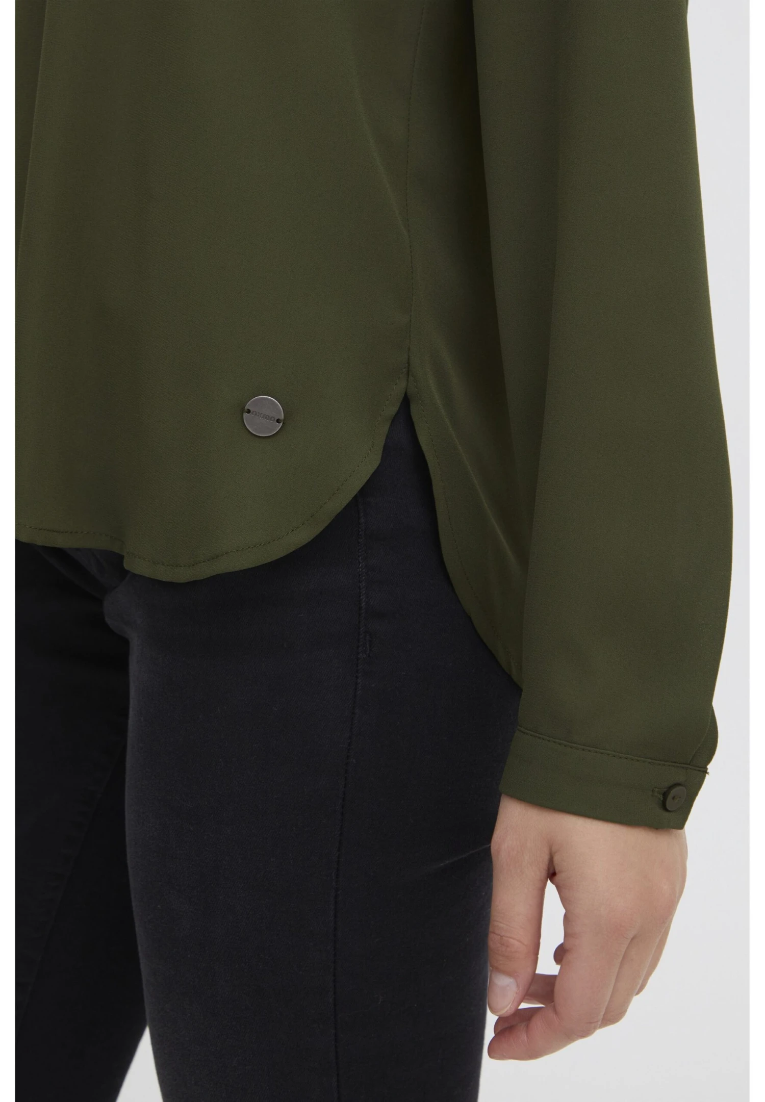 OXMO OXHally - Blouse - Rifle Green 5 OXMO OXHally - Blouse - Rifle Green - Image 5