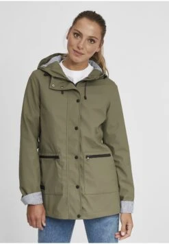 OXMO OXBECKY - Waterproof Jacket - Olive