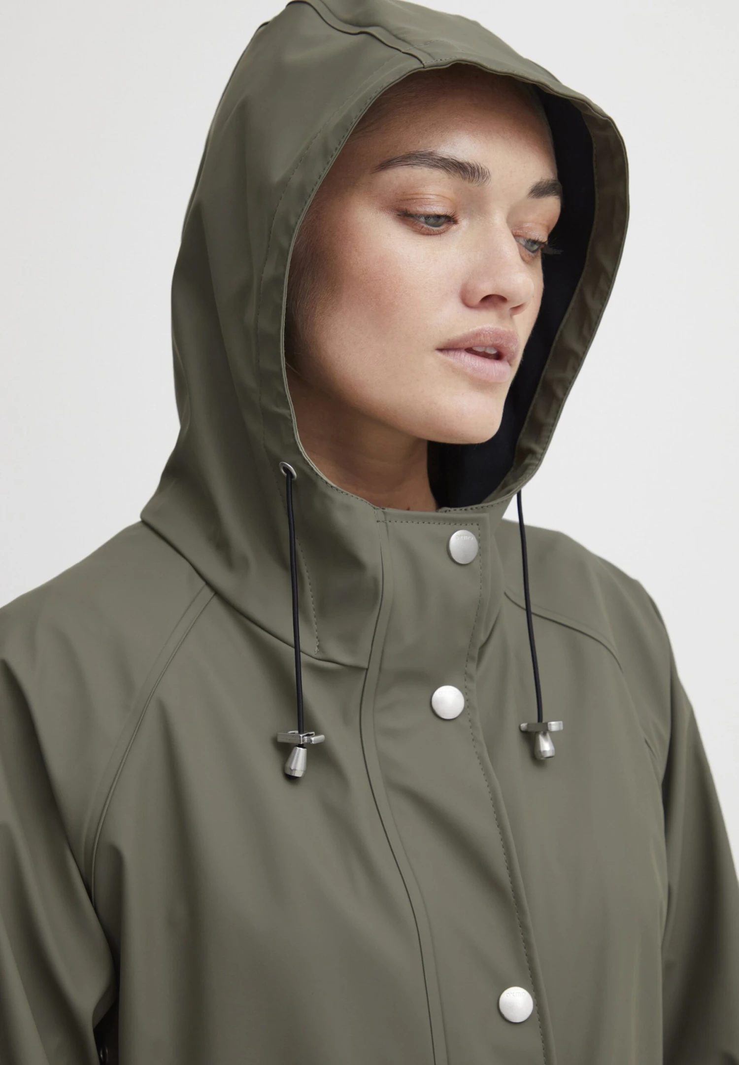 OXMO OXTanne - Parka - Dusty Olive 4 OXMO OXTanne - Parka - Dusty Olive - Image 4