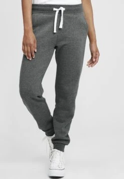 OXMO OXOLIVIA REGULAR FIT - Tracksuit Bottoms - Dar Grey M