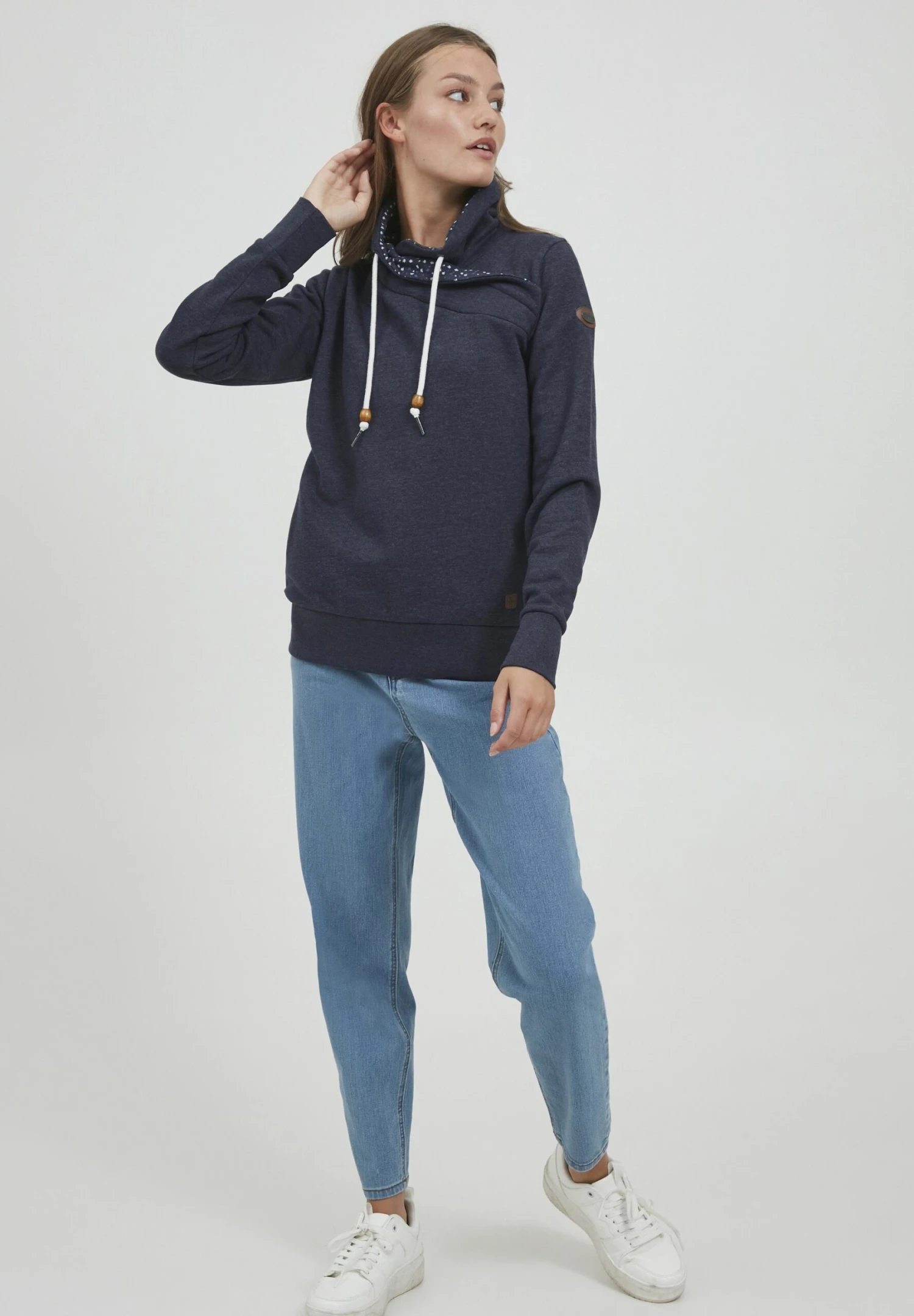 OXMO OXUDINE - Sweatshirt - Total Eclipse Melange 2 OXMO OXUDINE - Sweatshirt - Total Eclipse Melange - Image 2