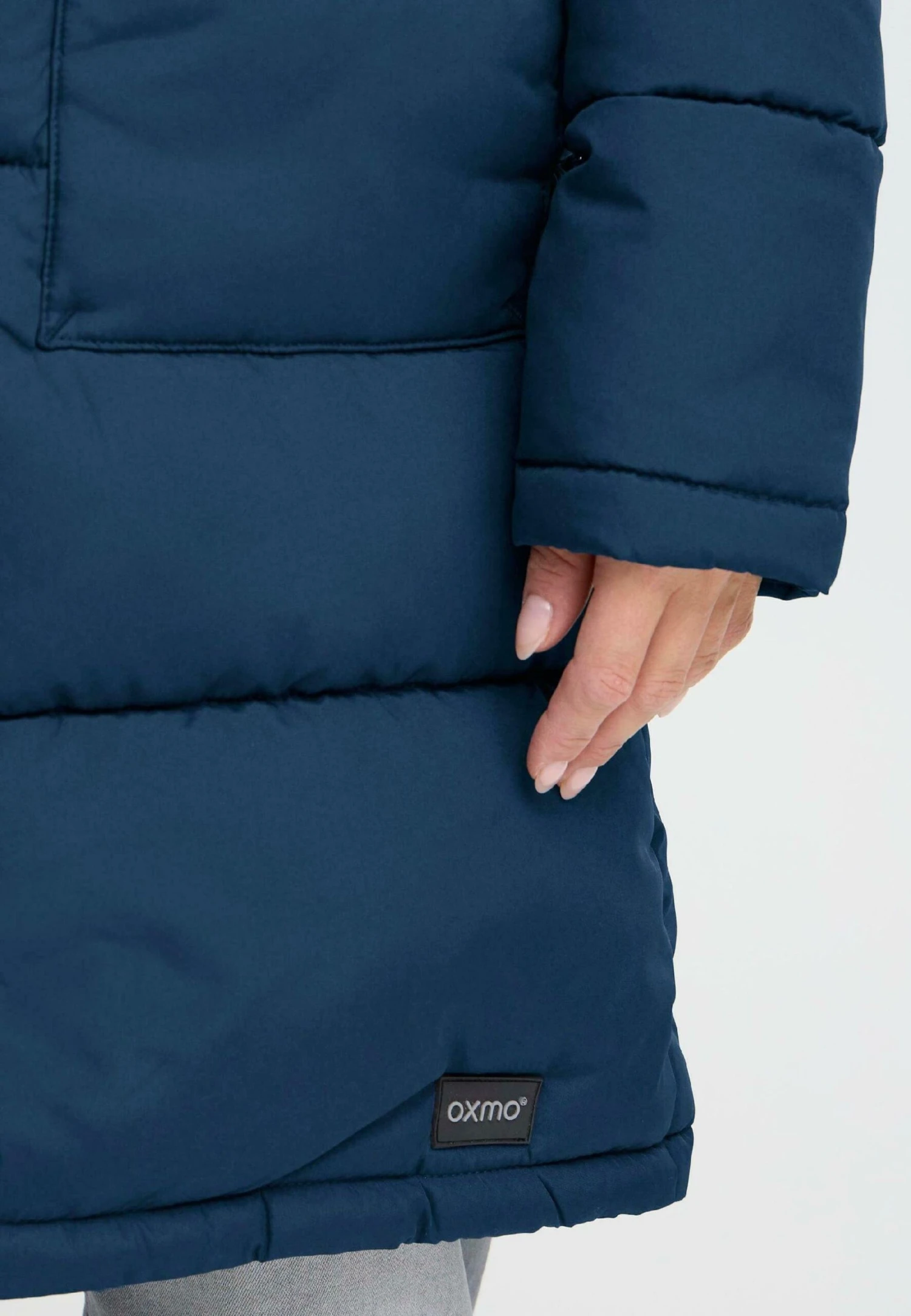 OXMO OX LONG - Winter Coat - Dress Blues 4 OXMO OX LONG - Winter Coat - Dress Blues - Image 4