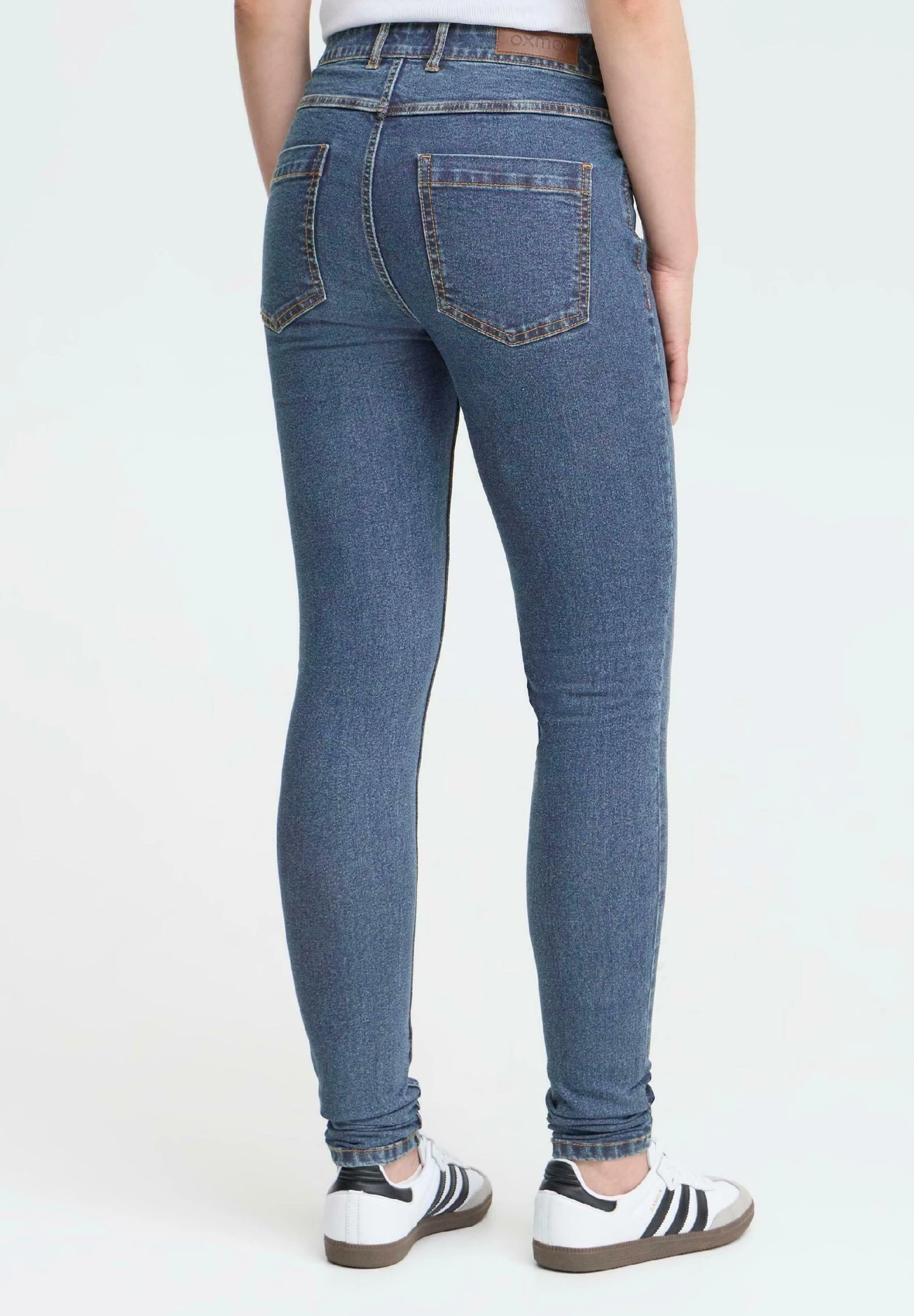 OXMO OXHELLE - Jeans Skinny Fit - Dark Blue Denim 5 OXMO OXHELLE - Jeans Skinny Fit - Dark Blue Denim - Image 5