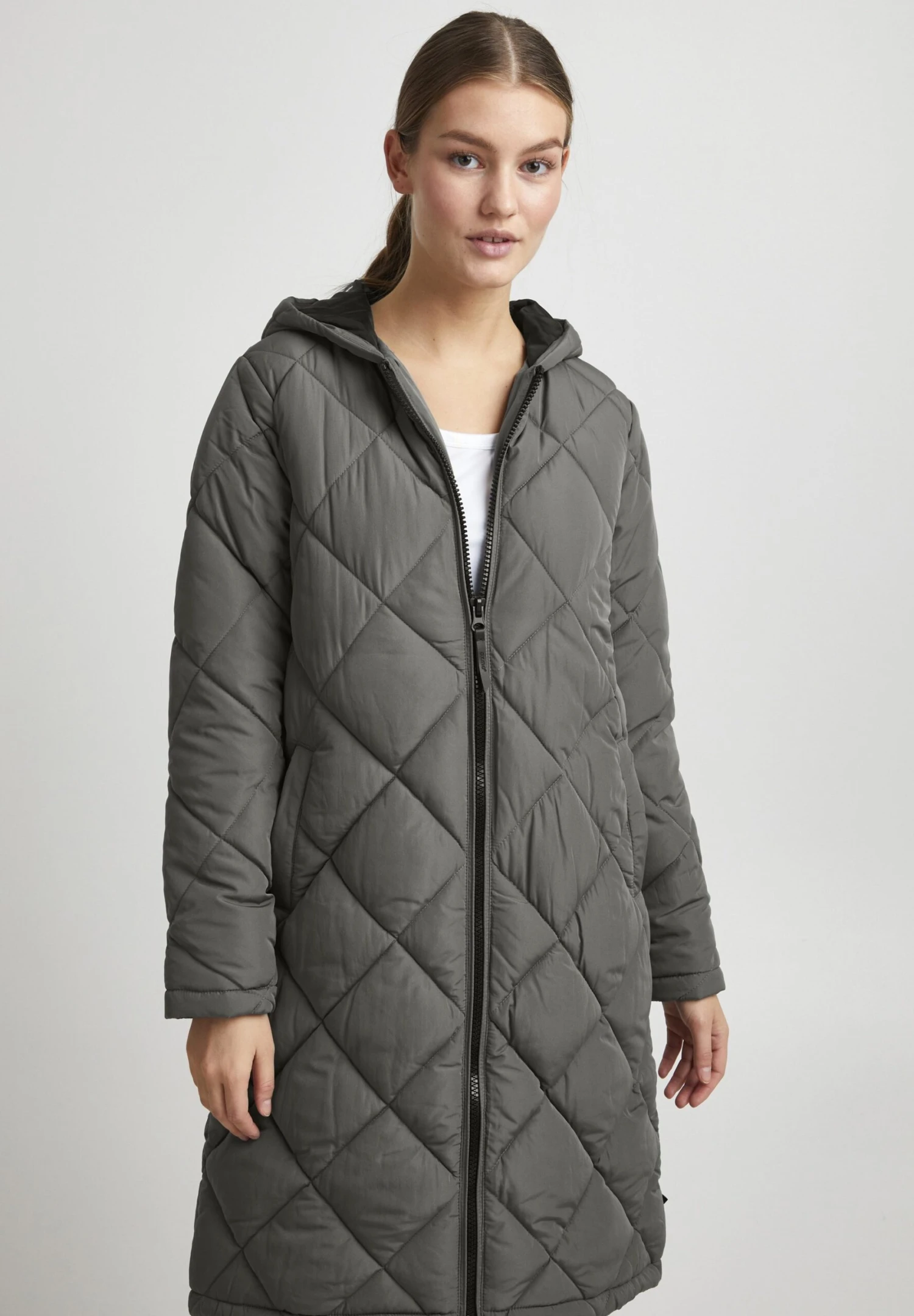 OXMO OXStanca - Winter Coat - Pewter 1 OXMO OXStanca - Winter Coat - Pewter