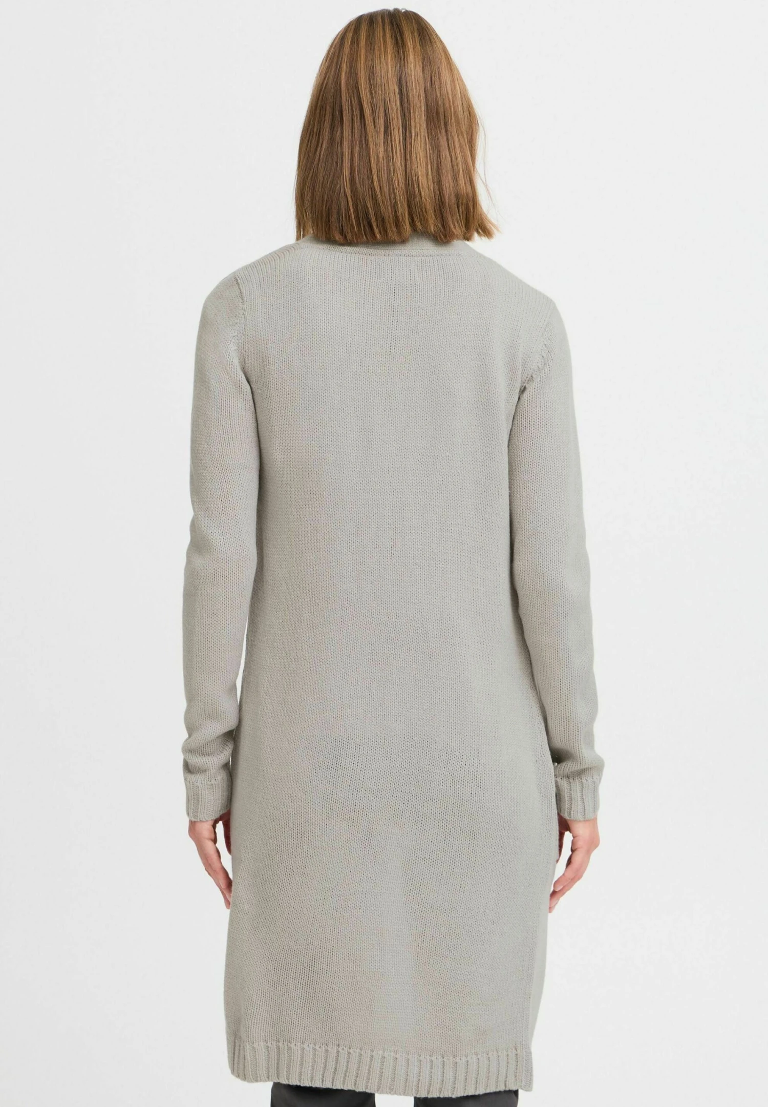 OXMO OXCABBA - Cardigan - Mid Grey 3 OXMO OXCABBA - Cardigan - Mid Grey - Image 3