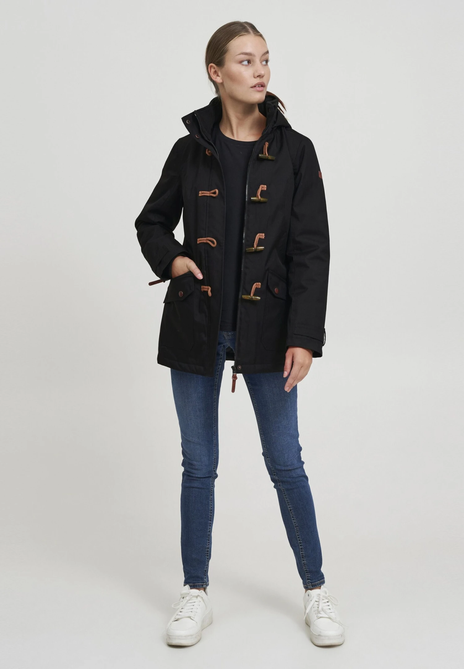 OXMO OXBrooke - Winter Coat - Black 2 OXMO OXBrooke - Winter Coat - Black - Image 2