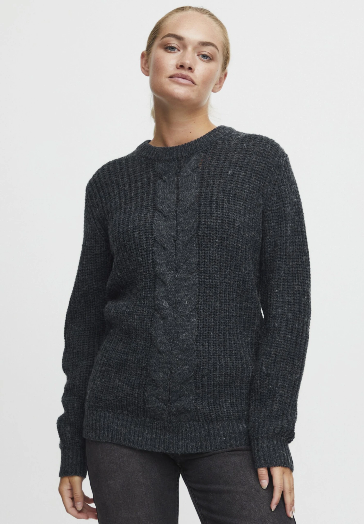 OXMO OXNatasja - Jumper - Total Eclipse Melange 1 OXMO OXNatasja - Jumper - Total Eclipse Melange