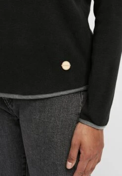 OXMO OXMalita - Fleece Jumper - Black -OXMO Store 3db8a9aa70df4c5b87a337187e9a1cdf