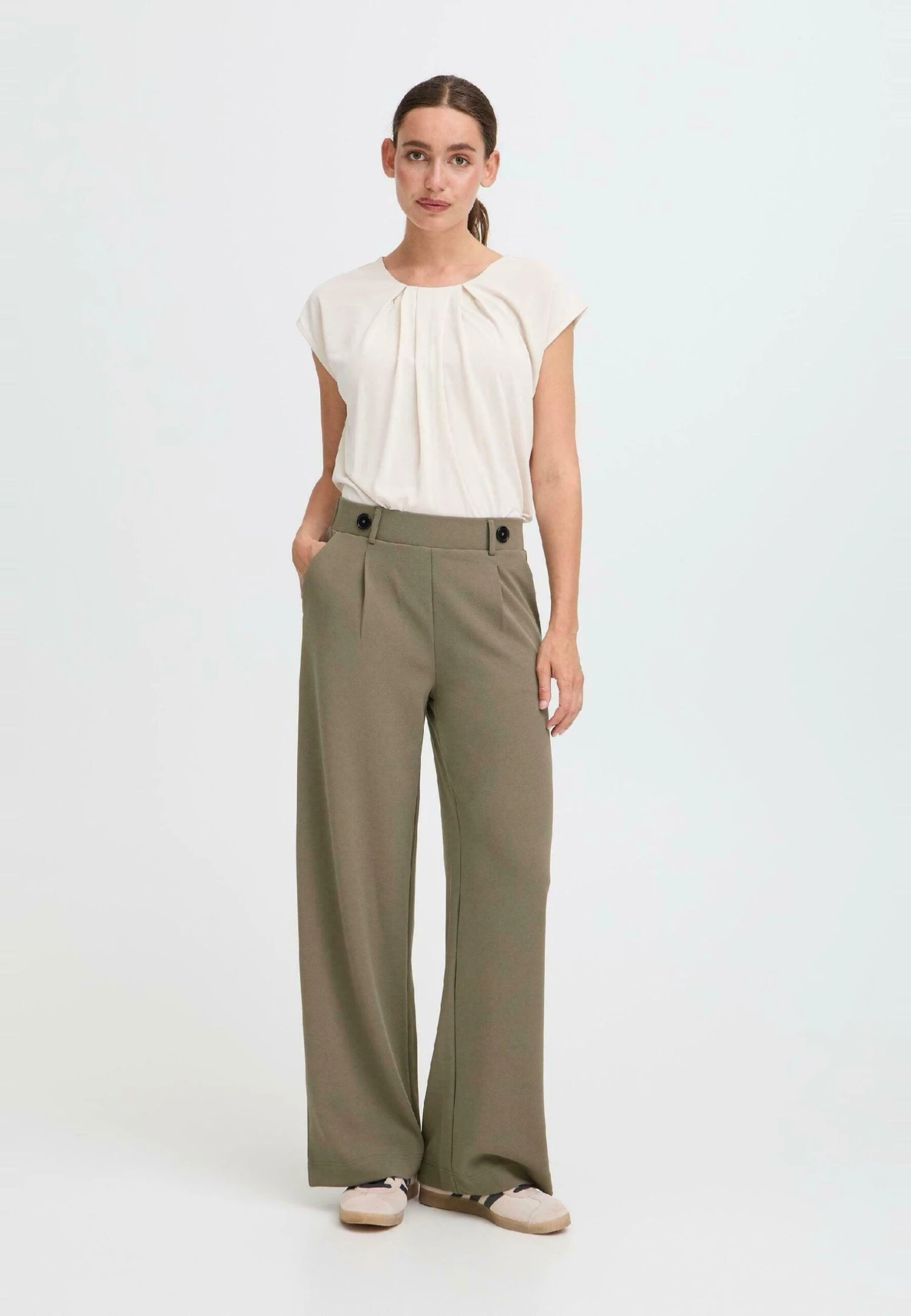 OXMO BMMTAYRA - Trousers - Bungee Cord 2 OXMO BMMTAYRA - Trousers - Bungee Cord - Image 2