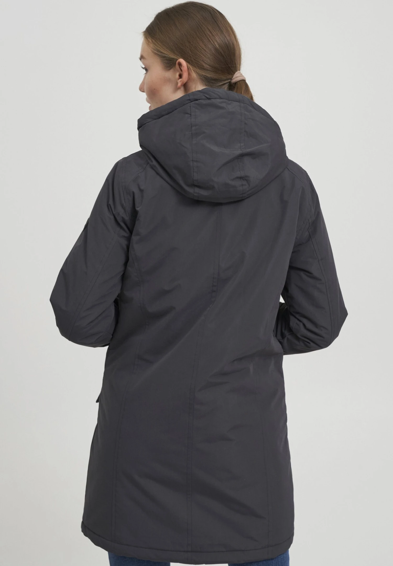 OXMO OXTamila - Winter Coat - Phantom Grey 3 OXMO OXTamila - Winter Coat - Phantom Grey - Image 3