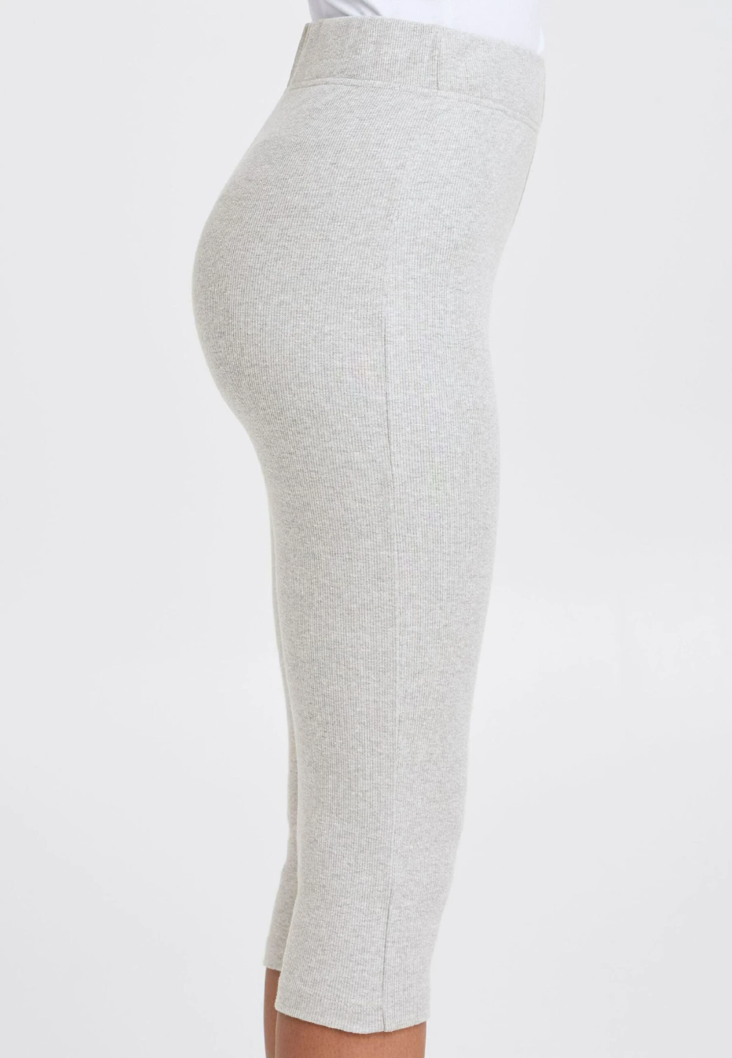 OXMO OXLOV SLIM FIT - Shorts - Light Grey Melange 5 OXMO OXLOV SLIM FIT - Shorts - Light Grey Melange - Image 5