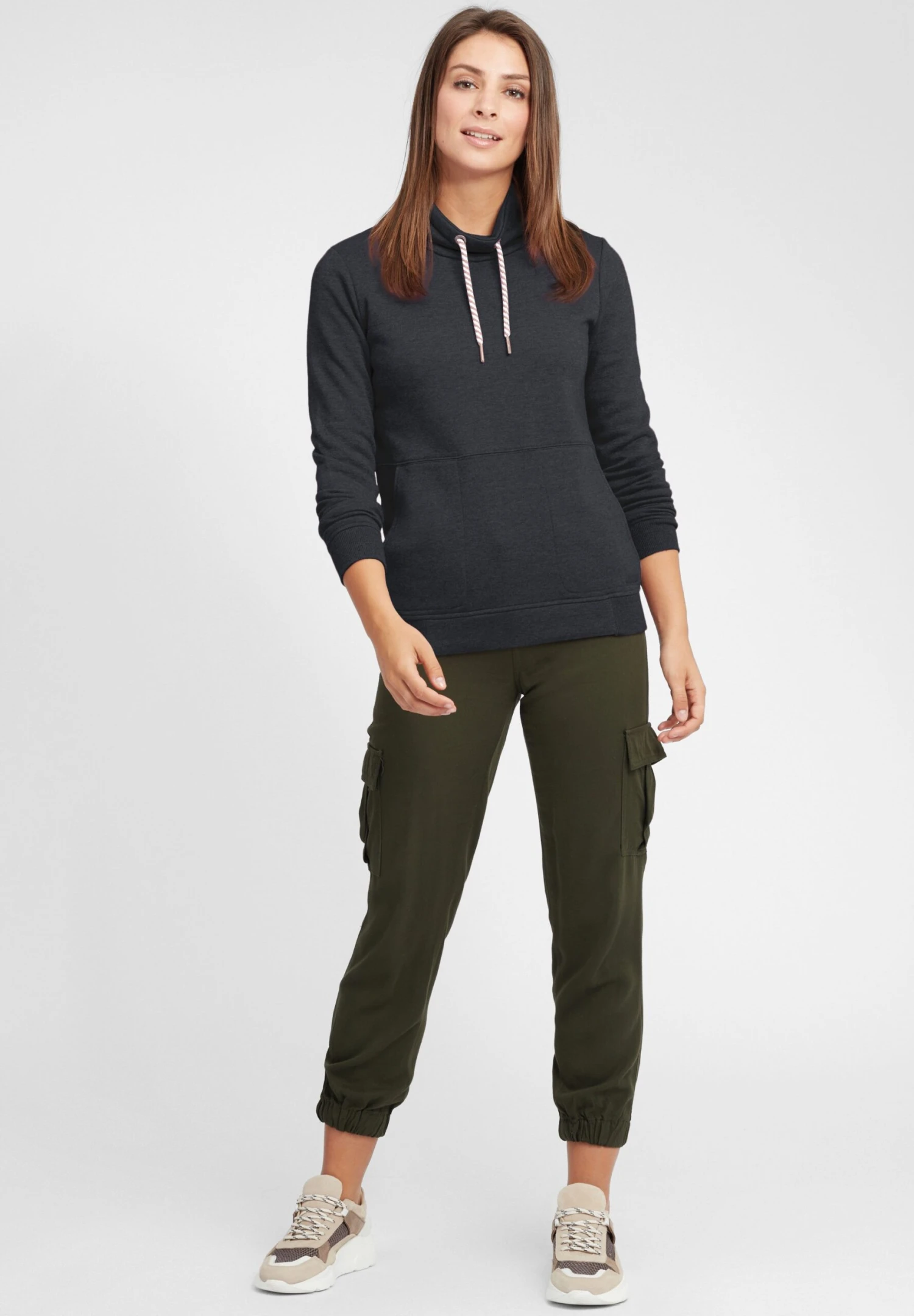 OXMO OXVimpa - Sweatshirt - Dar Grey M 2 OXMO OXVimpa - Sweatshirt - Dar Grey M - Image 2