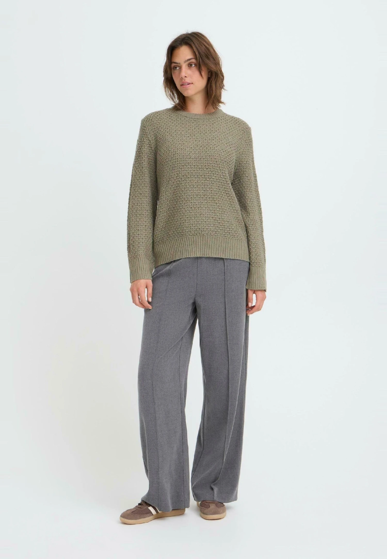 OXMO BMMNELLY - Jumper - Vetiver 2 OXMO BMMNELLY - Jumper - Vetiver - Image 2
