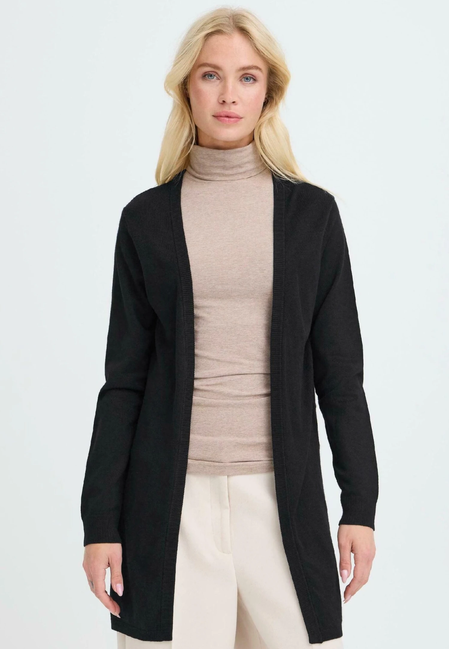 OXMO OXAIDA - Cardigan - Black 1 OXMO OXAIDA - Cardigan - Black
