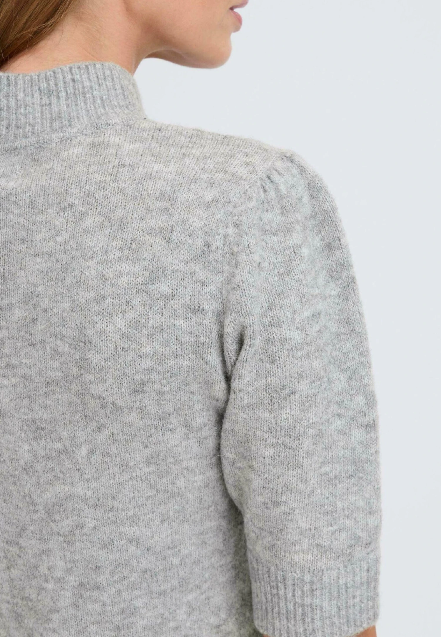 OXMO IHSIF - Basic T-shirt - Grey Melange 5 OXMO IHSIF - Basic T-shirt - Grey Melange - Image 5