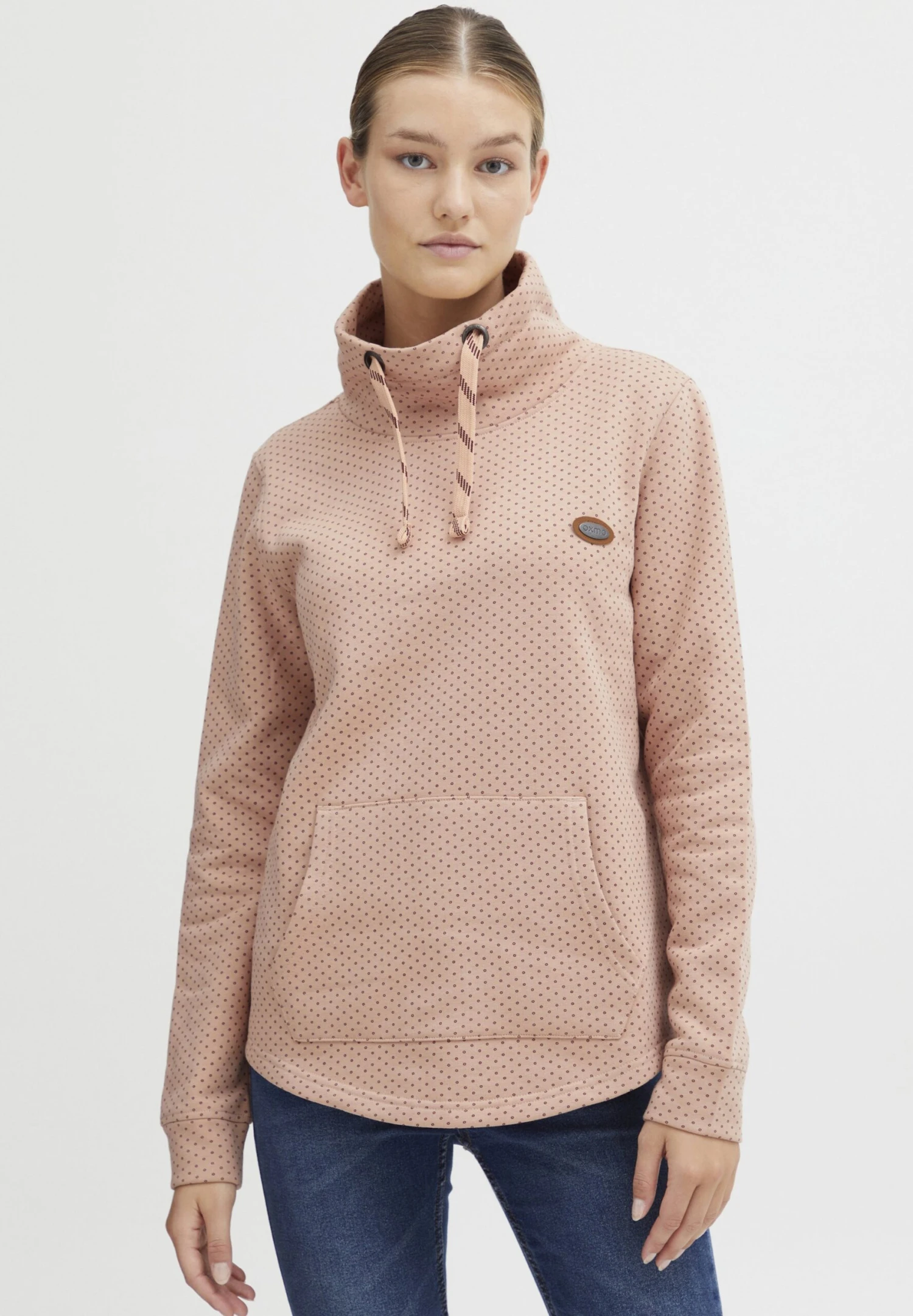 OXMO OXAMINI - Sweatshirt - Mahogany Rose Melange 1 OXMO OXAMINI - Sweatshirt - Mahogany Rose Melange