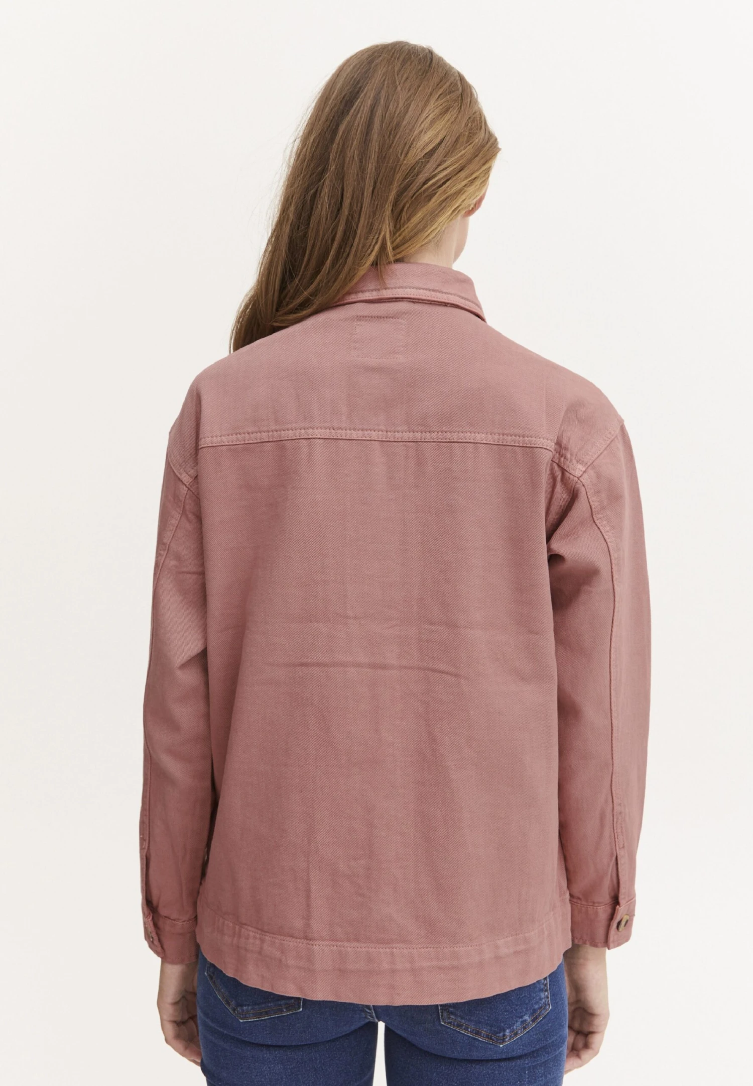 OXMO OXTAMI - Denim Jacket - Ash Rose 3 OXMO OXTAMI - Denim Jacket - Ash Rose - Image 3