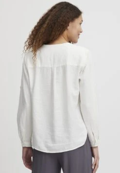 OXMO OXANJA LINEN MIX - Blouse - Off White 11 OXMO OXANJA LINEN MIX - Blouse - Off White -OXMO Store 4207cbbe050a449a9f8d2511e3014b30