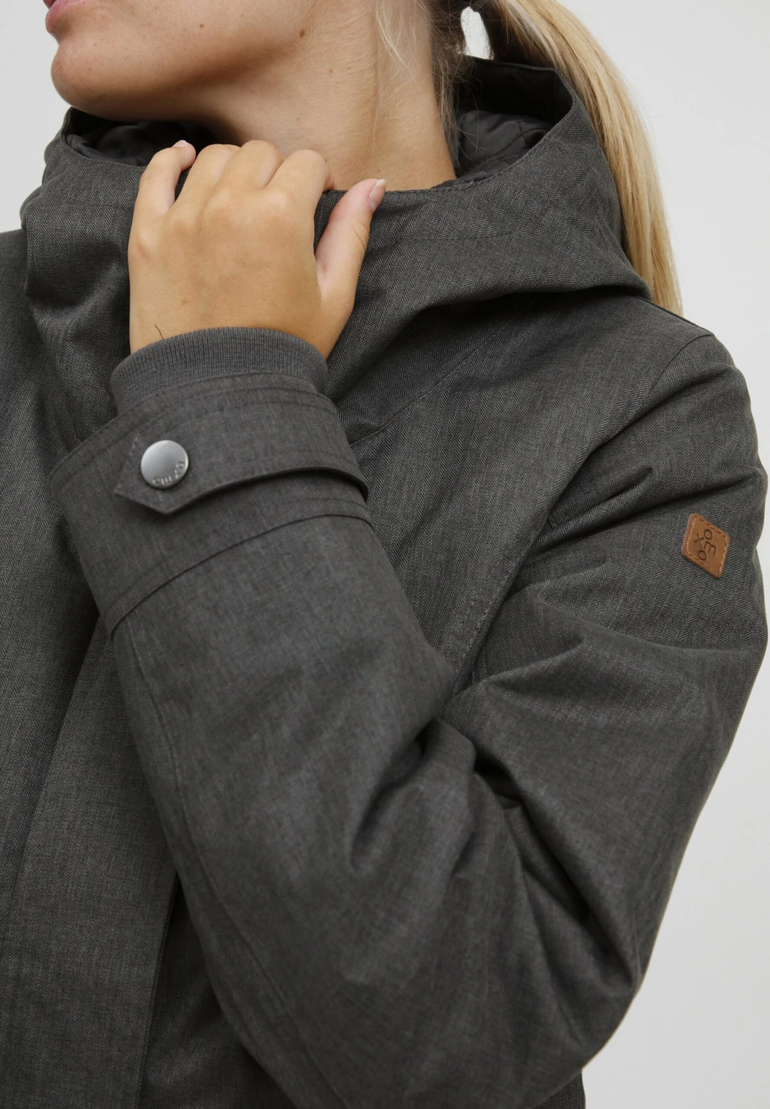OXMO OXBellissa - Winter Jacket - Dark Grey 4 OXMO OXBellissa - Winter Jacket - Dark Grey - Image 4