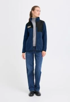 OXMO OXNETE - Fleece Jacket - Dress Blues -OXMO Store 43fc59a5b5954896b9d89411bc1dd2c7